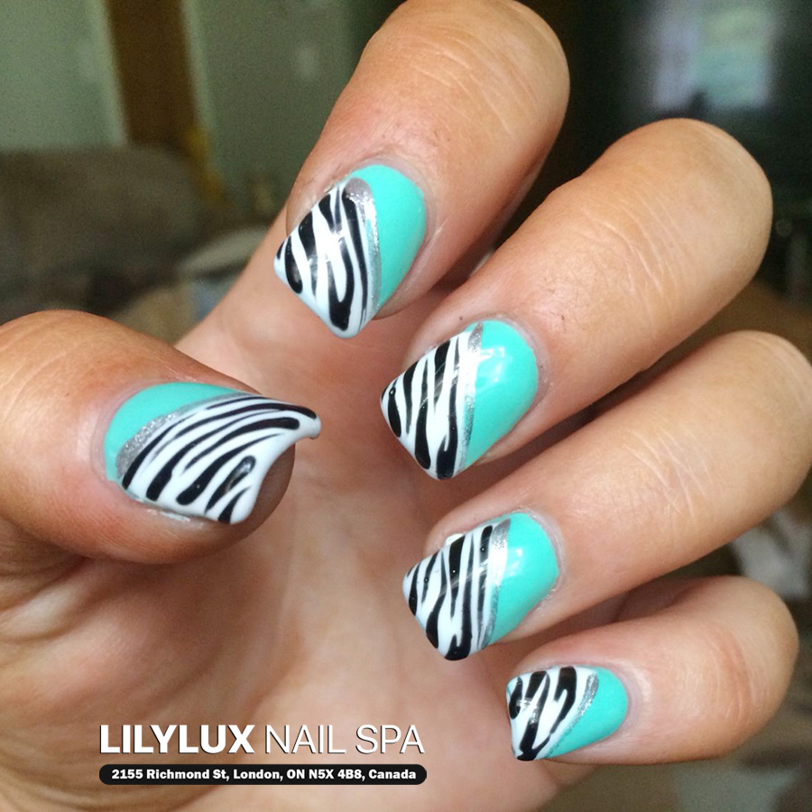 Nail art design at Organic Nails Orleans