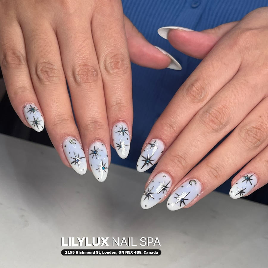 Nail art design at Organic Nails Orleans