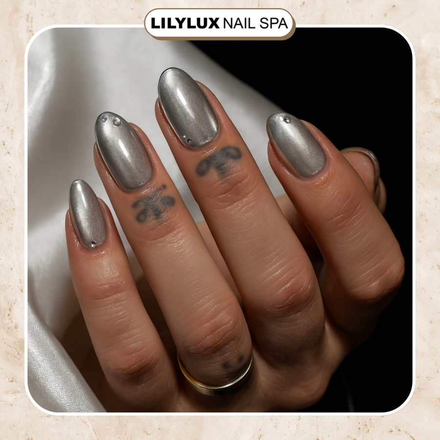 Nail art design at Organic Nails Orleans
