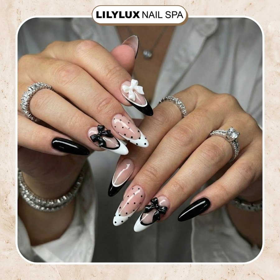 Nail art design at Organic Nails Orleans