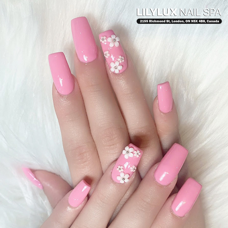 Nail art design at Organic Nails Orleans
