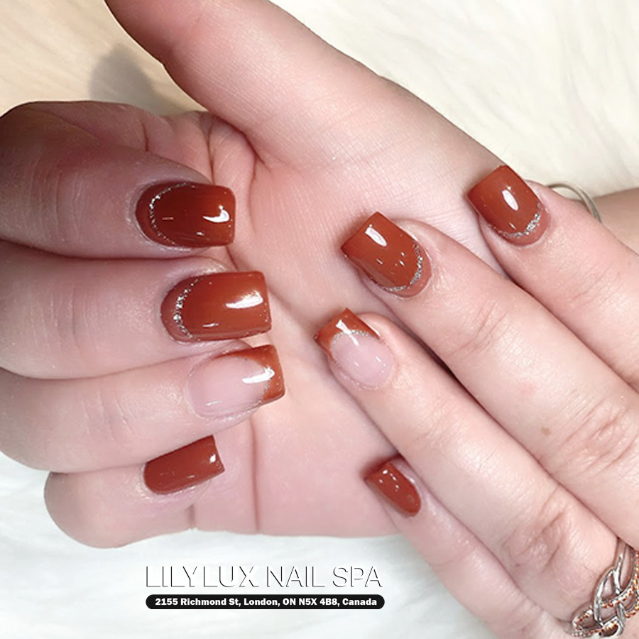 Nail art design at Organic Nails Orleans