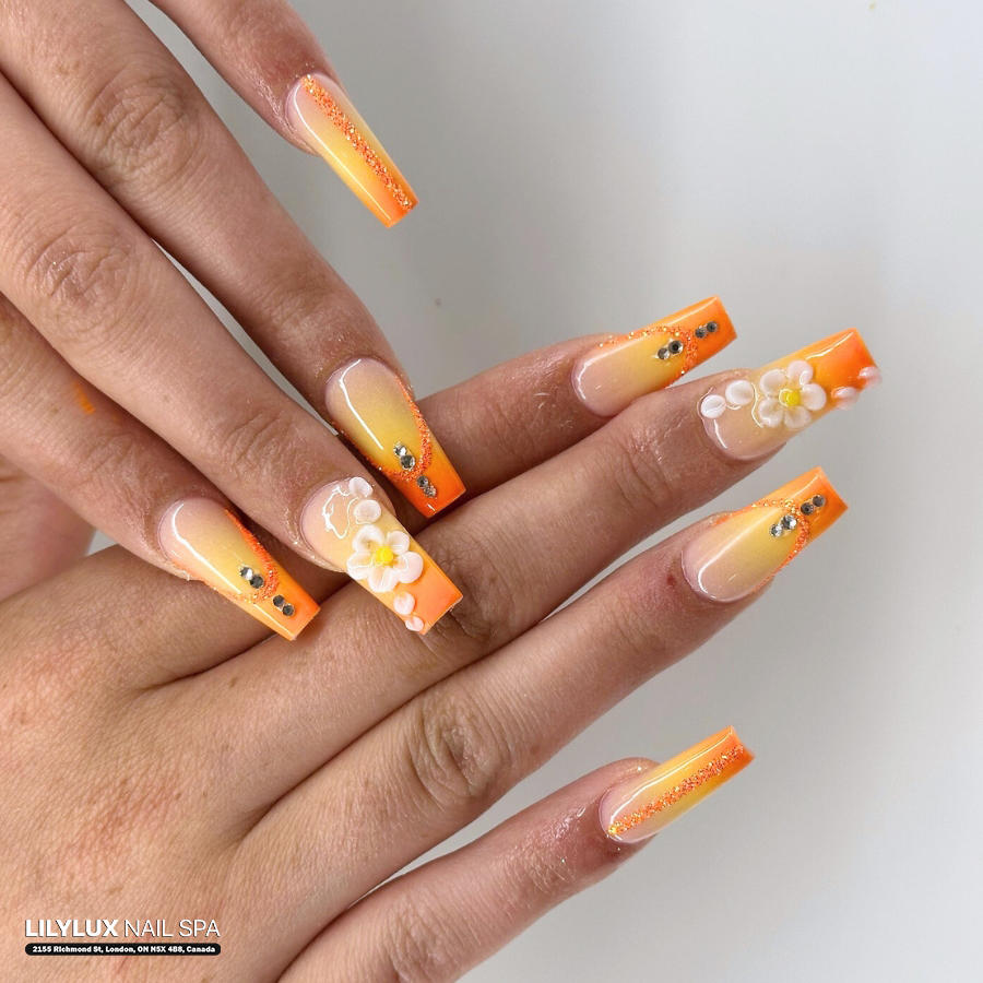 Nail art design at Organic Nails Orleans