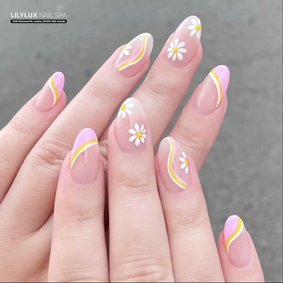 Nail art design at Organic Nails Orleans