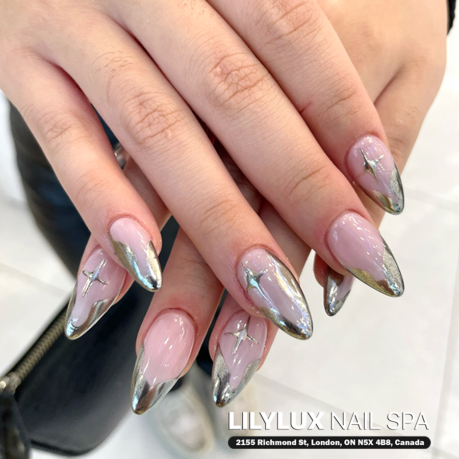 Nail art design at Organic Nails Orleans