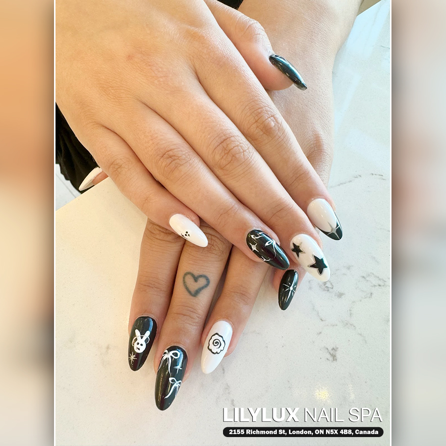 Nail art design at Organic Nails Orleans