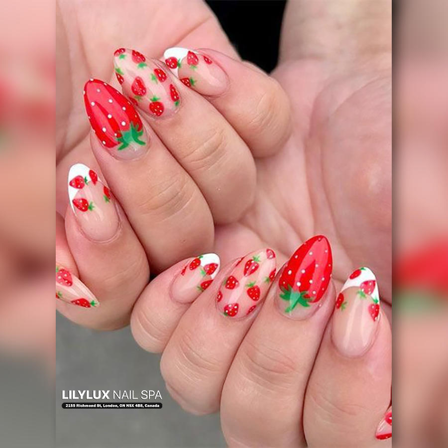 Nail art design at Organic Nails Orleans