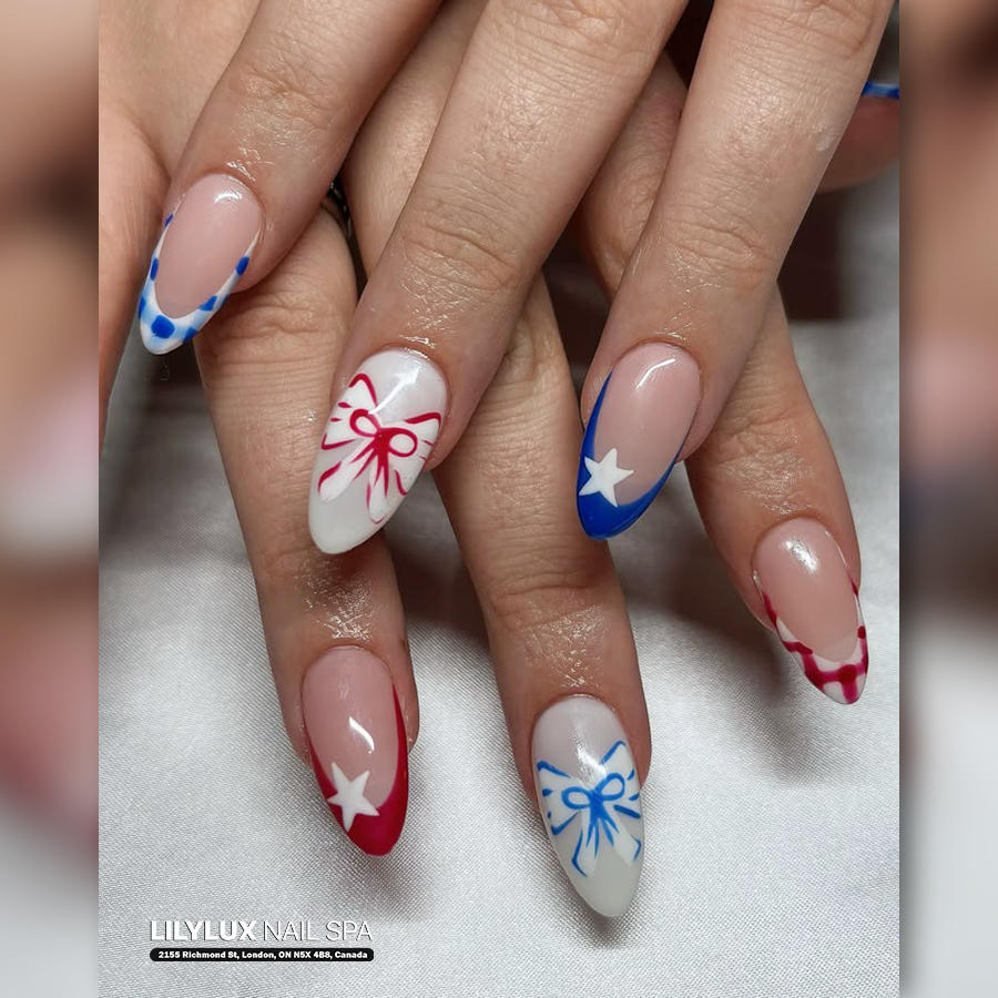 Nail art design at Organic Nails Orleans