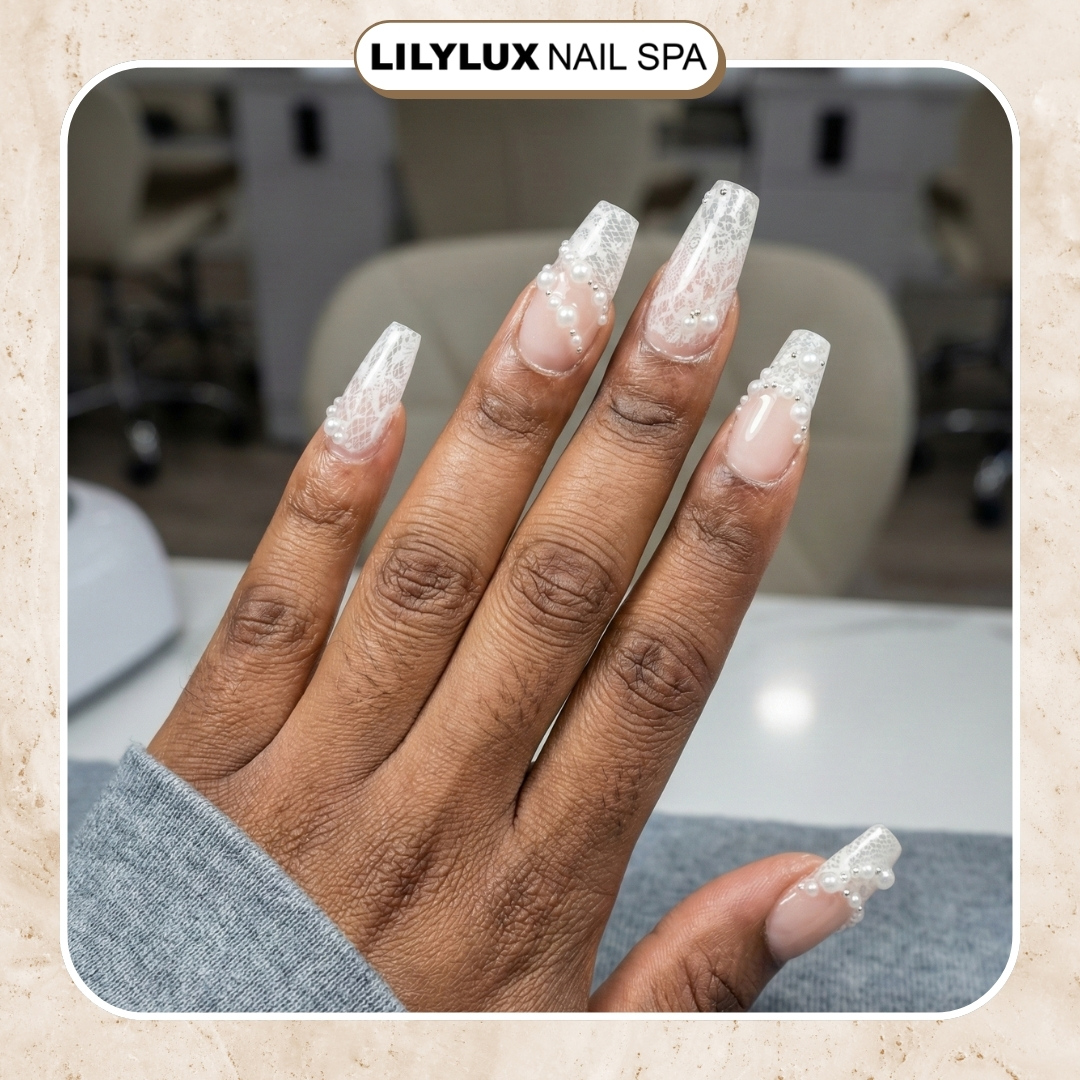 Nail art design at Organic Nails Orleans