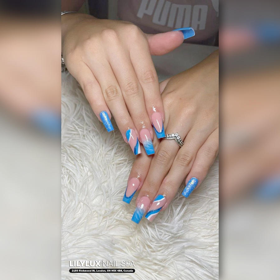 Nail art design at Organic Nails Orleans