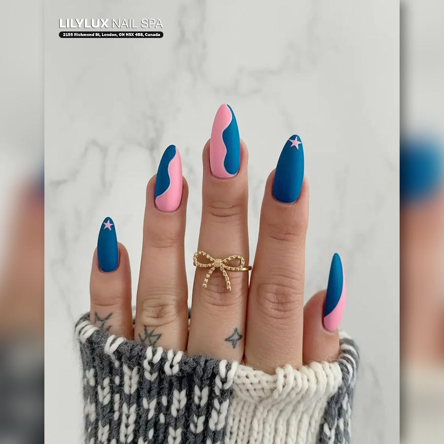 Nail art design at Organic Nails Orleans