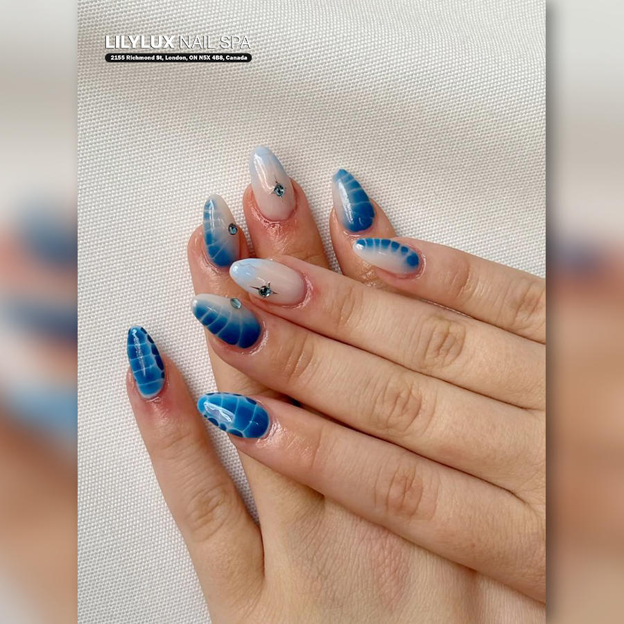 Nail art design at Organic Nails Orleans