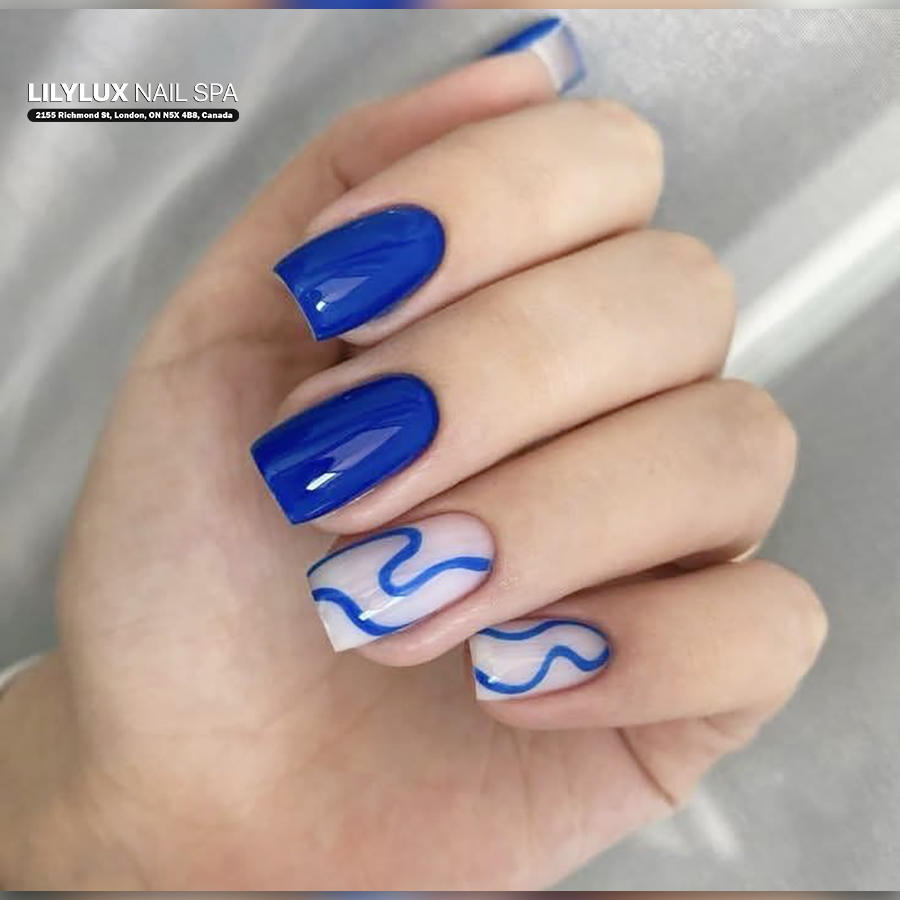 Nail art design at Organic Nails Orleans