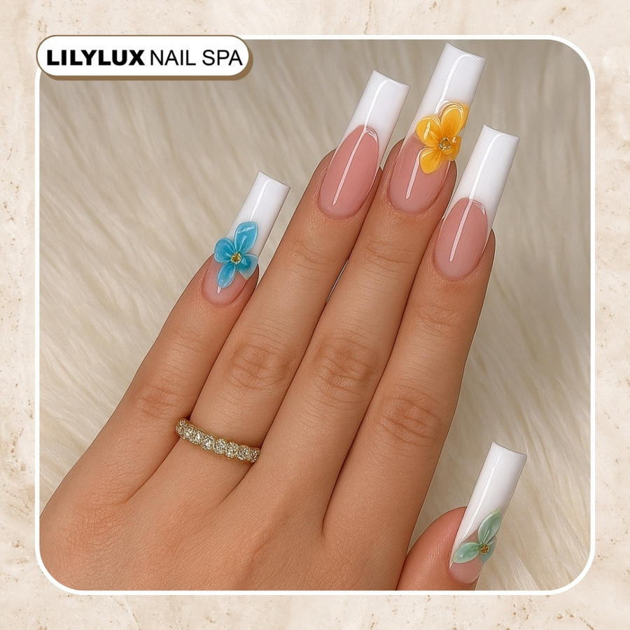 Nail art design at Organic Nails Orleans